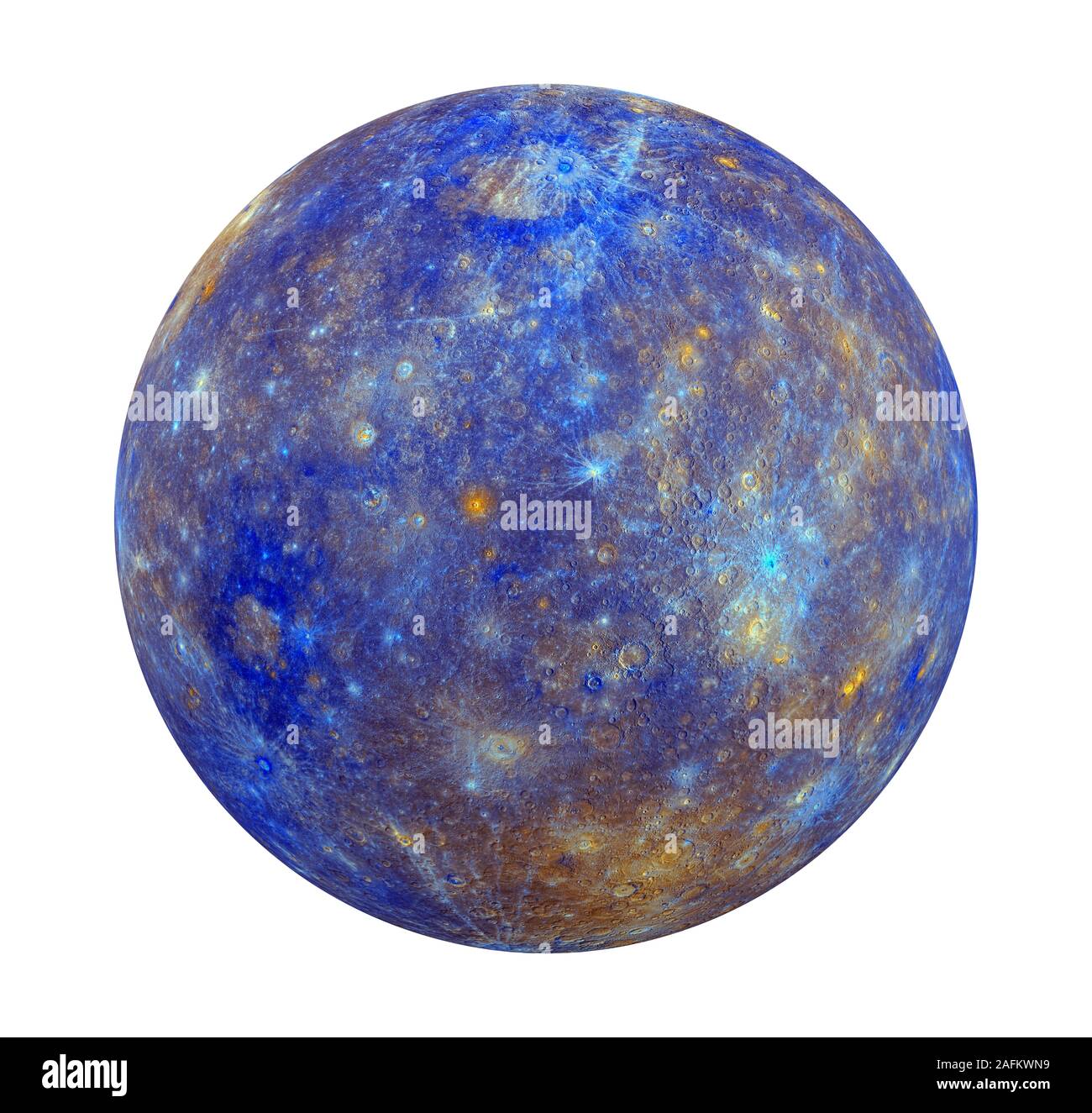 Planeta Mercurio Aislado Fotografia De Stock Alamy