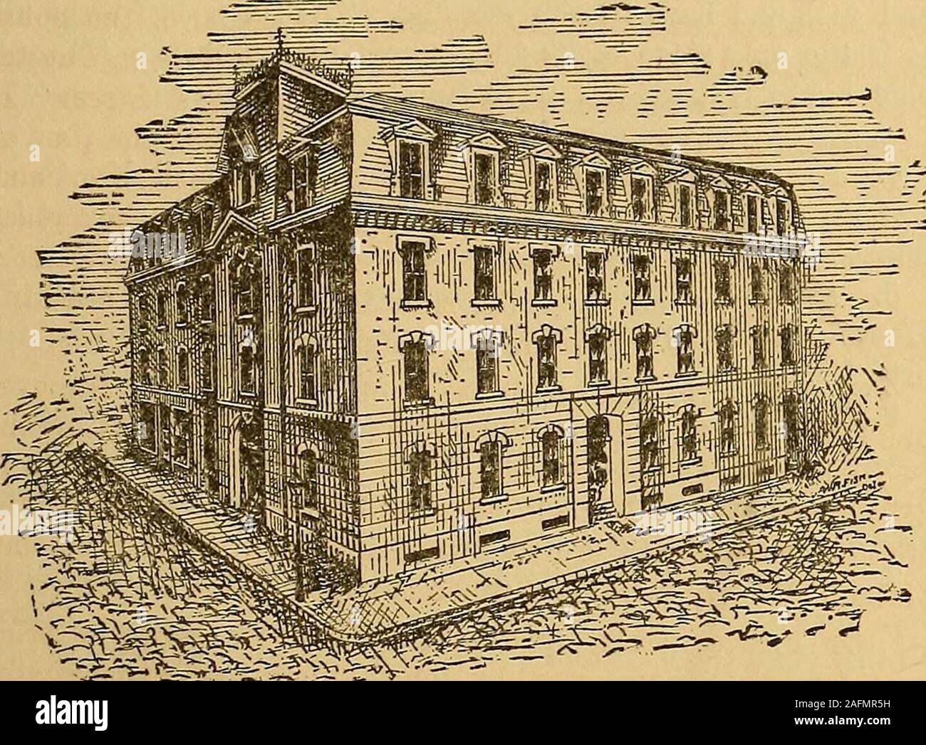. Viejo Copp's Hill y Cementerio : con bosquejos históricos. a la muerte. En Unity Street sigue en pie la mansión de ladrillo-casa-queathed por el doctor Franklin a su querida hermana, Jane Mecom,y por ella, corteza, al Reverendo John Lathrop, D. y BenjaminSummers, por su hija, Jane Collis, a su nieto, JosiahFlagg y bisnietos Franklin y Sarah Green. En Korth Plaza, se levanta la iglesia de Bethel, donde FatherEdward T. Taylor tan larga y con elocuencia predicó el Gospelto la clase marinera. Su residencia, en la esquina de la calle NewPrince y Plaza Norte, fue erigida a oa la Frankl Foto de stock