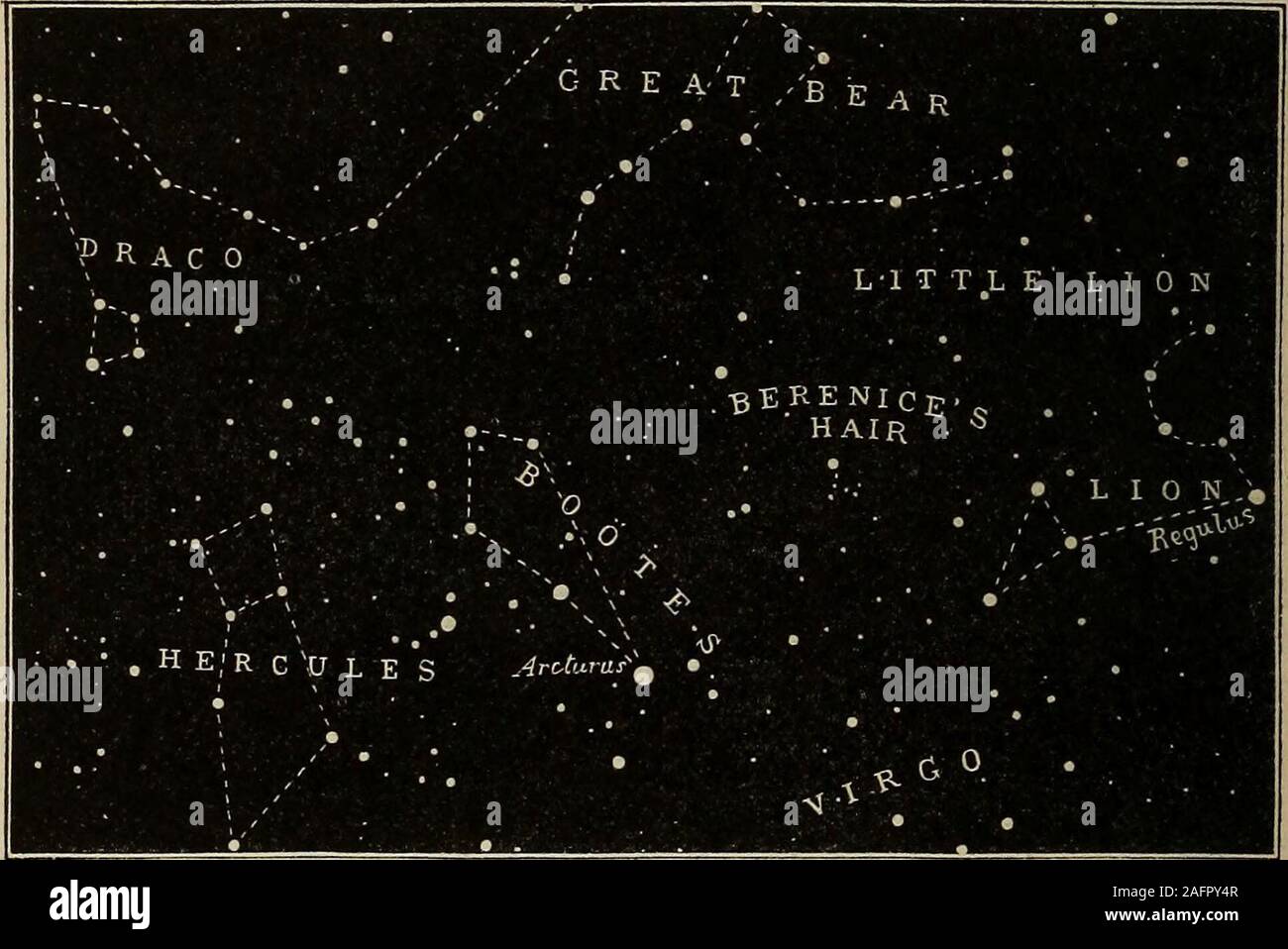 Elementos de la astronomía: acompañado con numerosas ilustraciones, una  representación de colores del solar, estelar, y espectros nebular, y cartas  celestes del hemisferio norte y el hemisferio sur. nd, de alignements