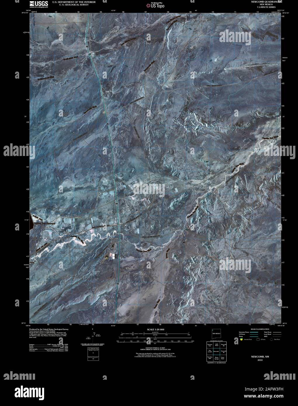 Mapa de nuevo mexico fotografías e imágenes de alta resolución