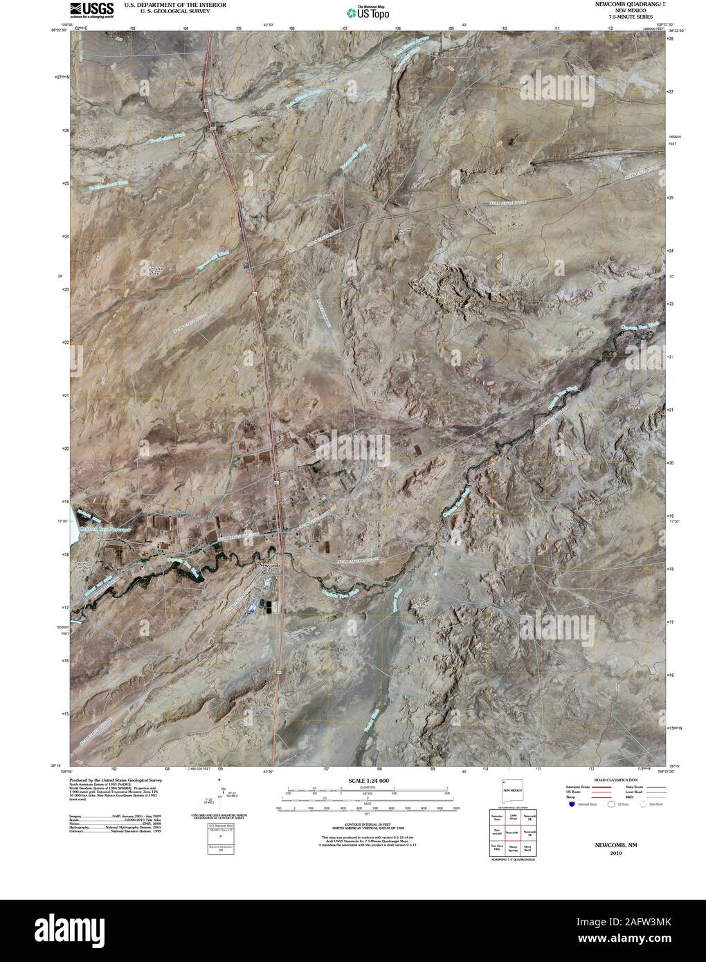 Mapa de nuevo mexico Imágenes recortadas de stock Alamy