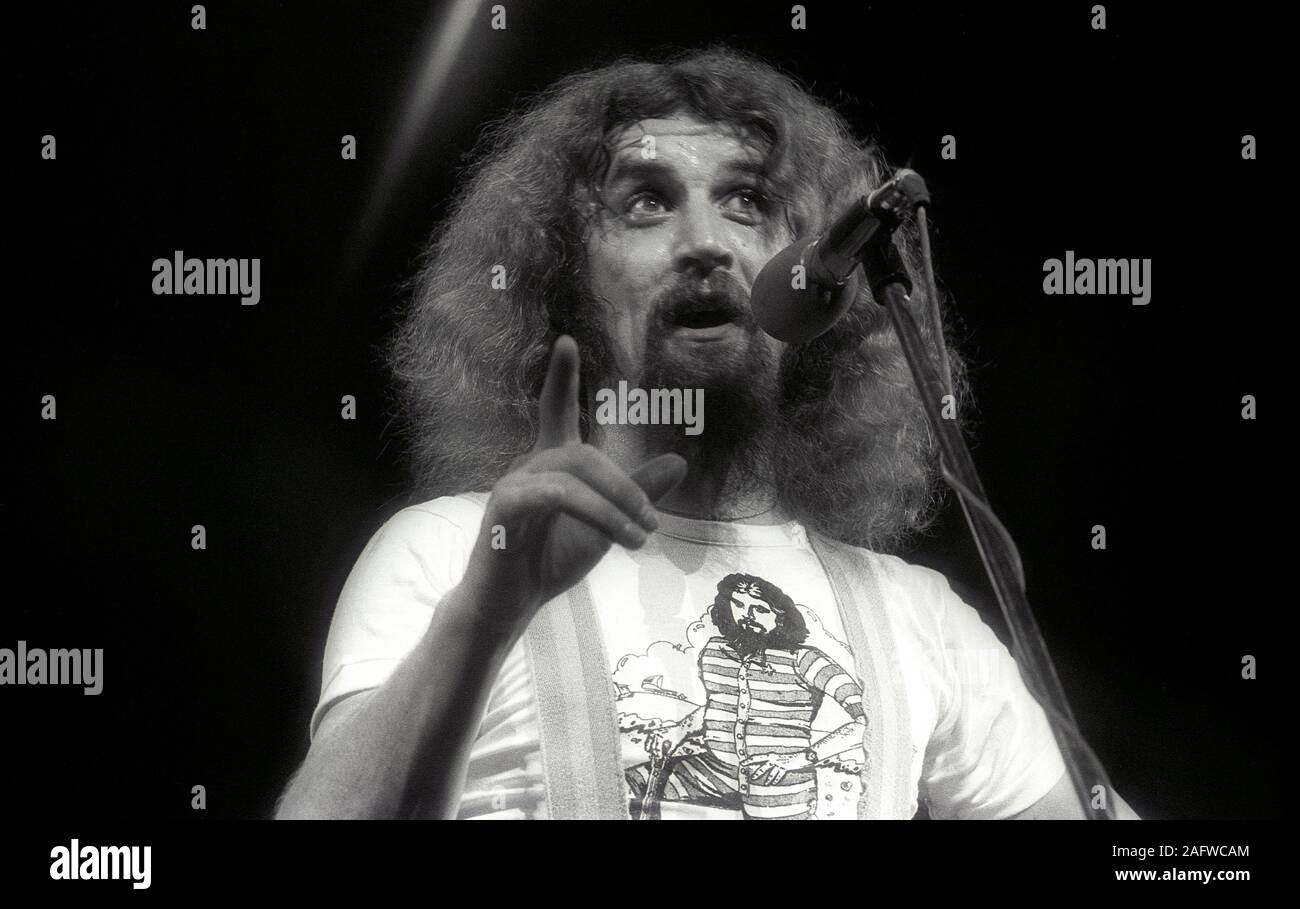 Billy Connolly viven en Londres 1977 Foto de stock