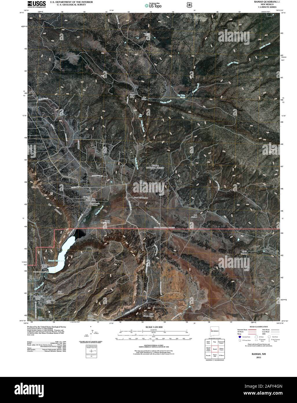 Mapa de ramah nuevo mexico Imágenes recortadas de stock - Alamy