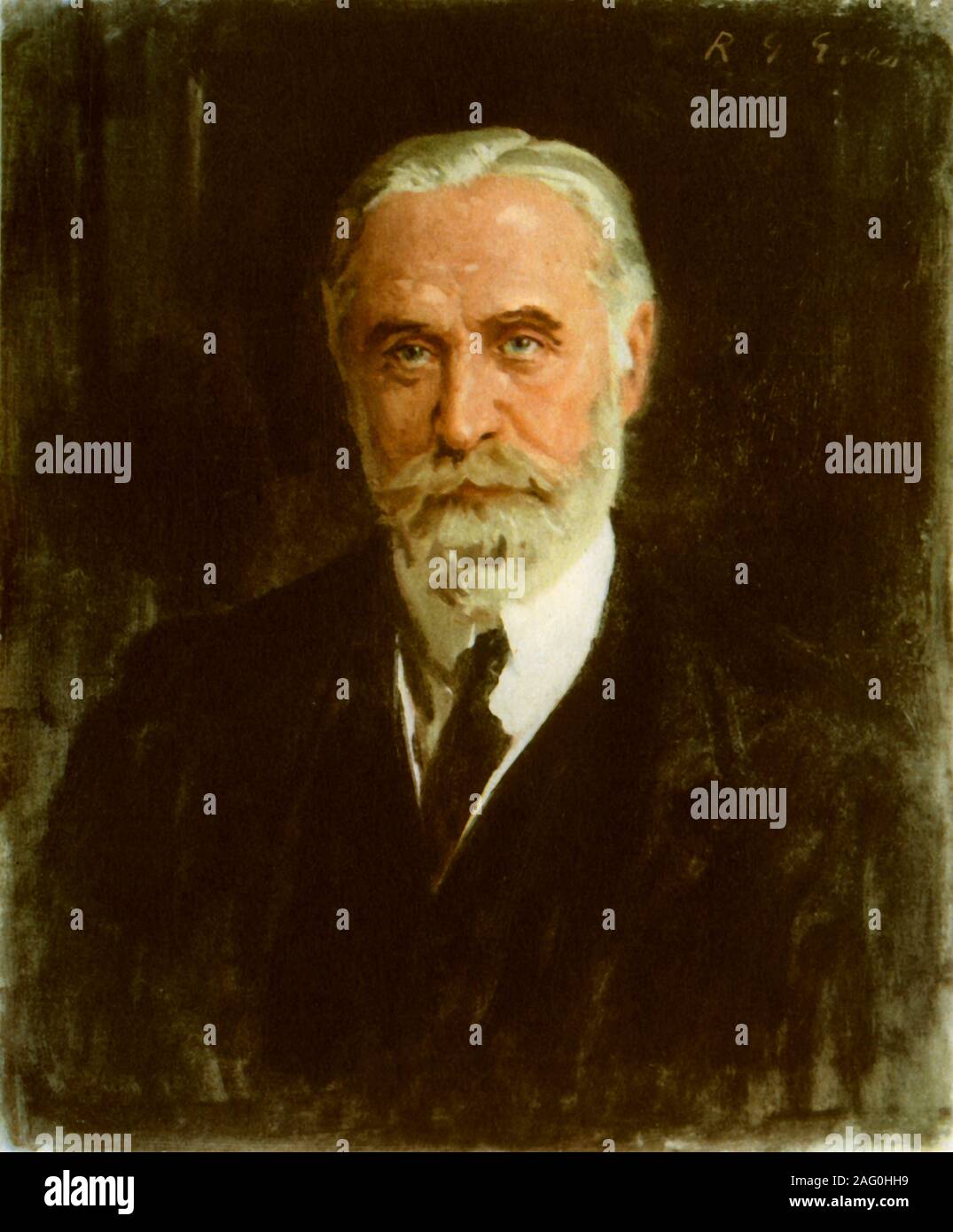 F H Bradley C1920 1943 Retrato Del Filosofo Britanico Francis Herbert Bradley 1846 1924 Pintura En El Merton College De La Universidad De Oxford Desde Filosofos Britanicos Por Kenneth Matthews Collins London 1943