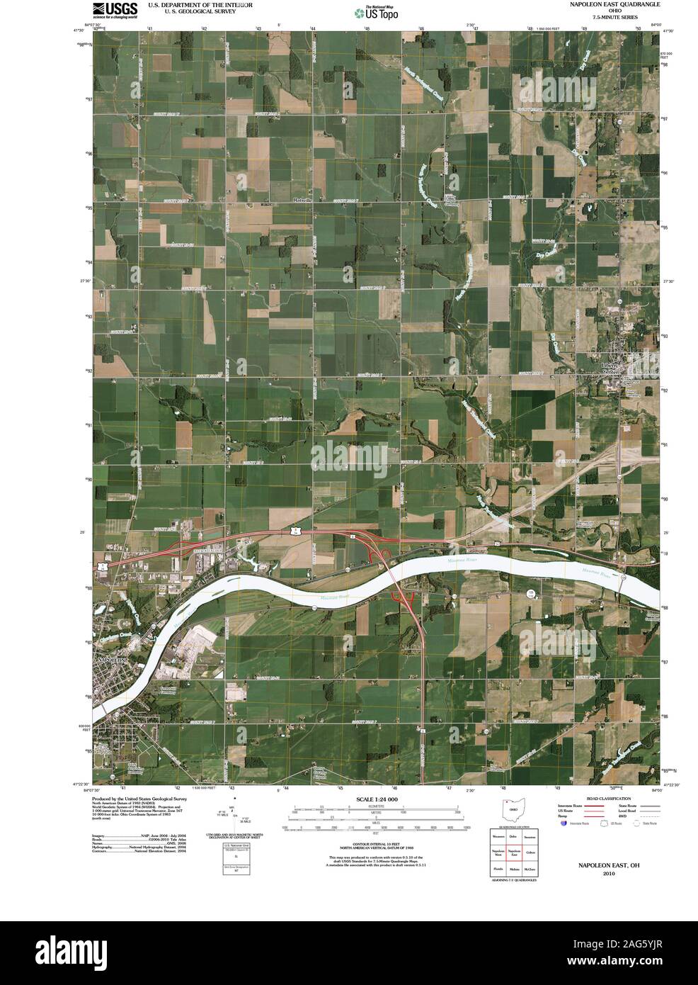 Mapa de napoleon ohio fotografías e imágenes de alta resolución Alamy