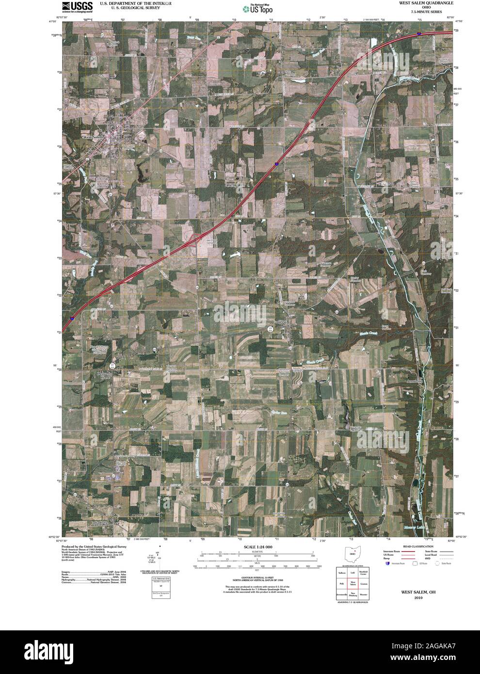 Mapa de salem ohio fotografías e imágenes de alta resolución Alamy