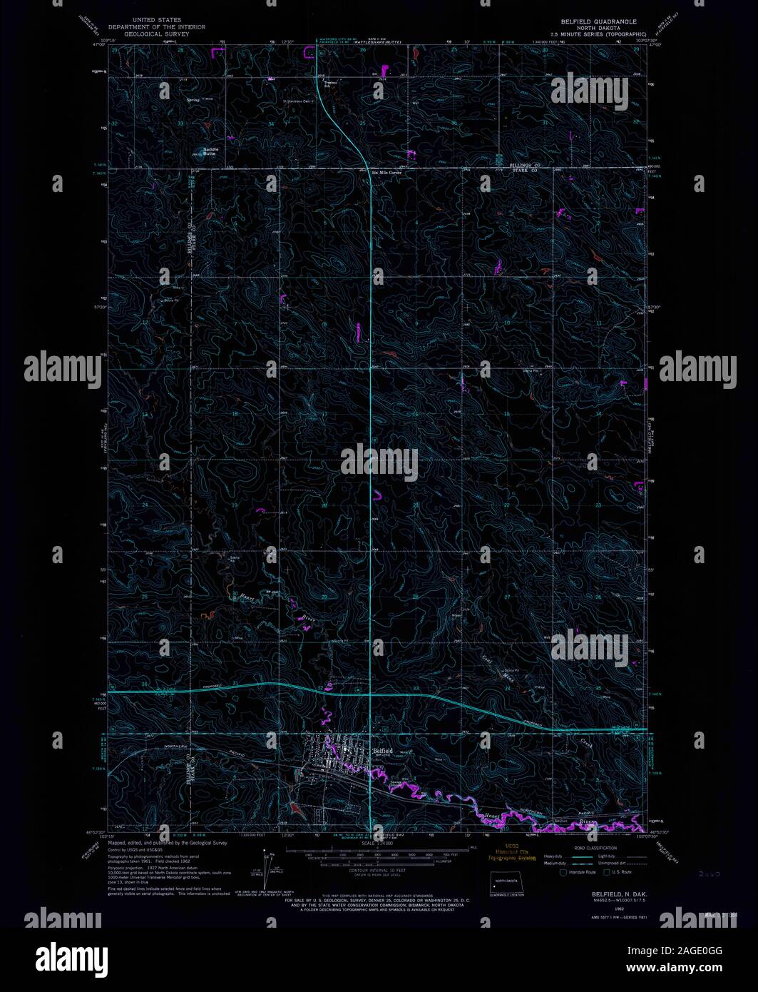 Mapa de belfield fotografías e imágenes de alta resolución Alamy