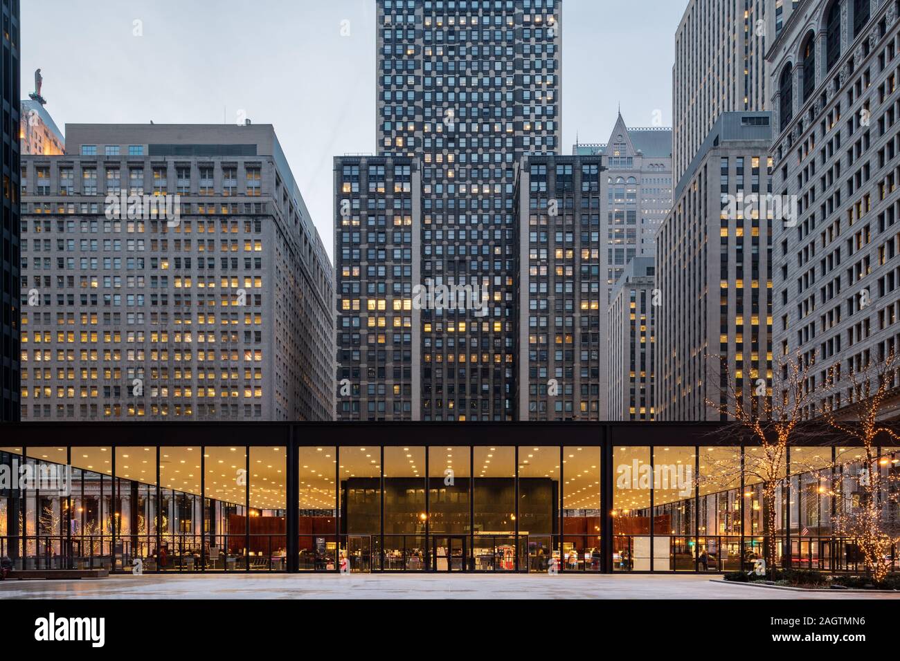 Estación de bucle Post Office diseñado por Mies Van Der Rohe Fotografía de stock Alamy