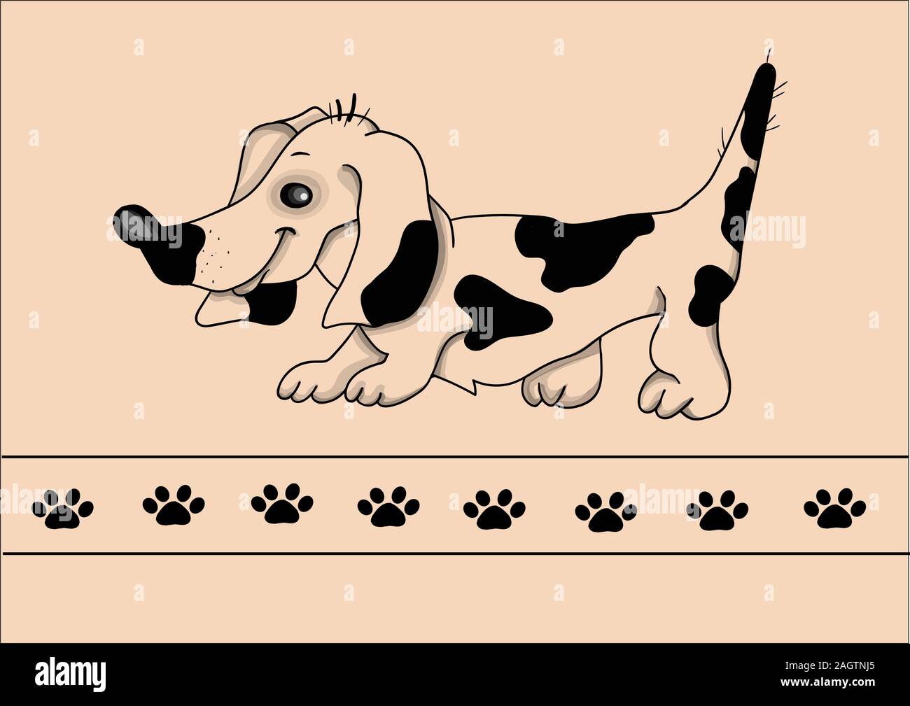 Dibujo de perro salchicha fotografías e imágenes de alta resolución -  Página 7 - Alamy