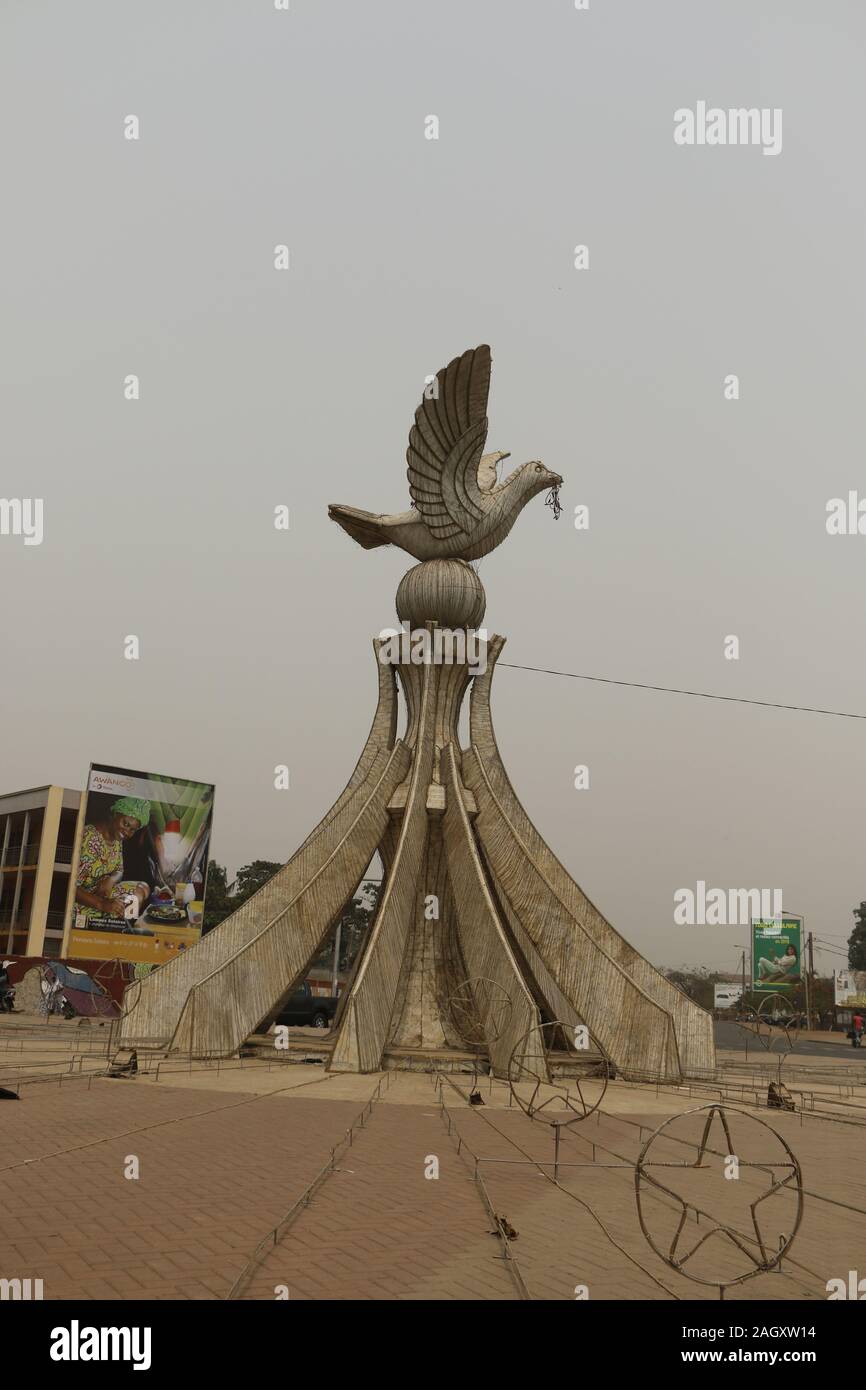 Monumento de indepence en Lomé, Togo Foto de stock