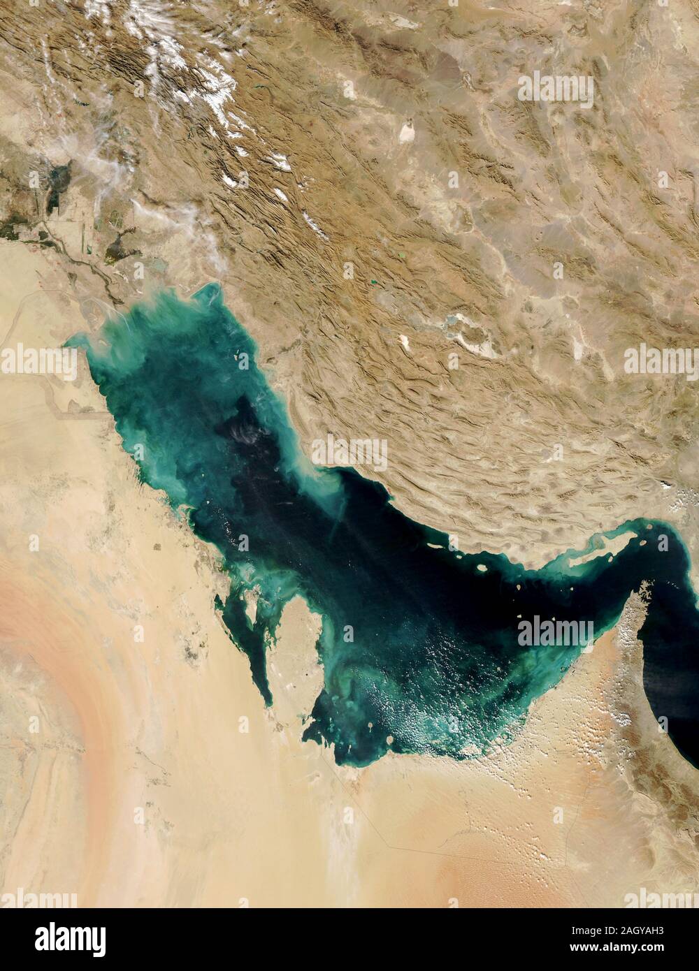 Golfo Pérsico, Asia Occidental Foto de stock