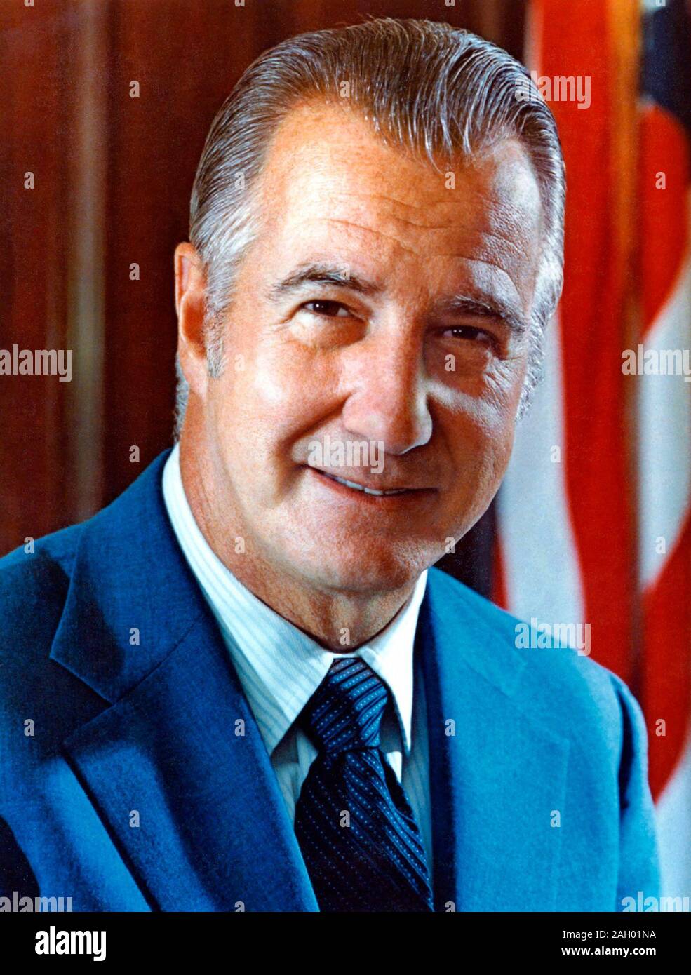 Spiro Agnew, 39º Vicepresidente de los Estados Unidos y el 55º Gobernador de Maryland. Octubre, 1972 Foto de stock