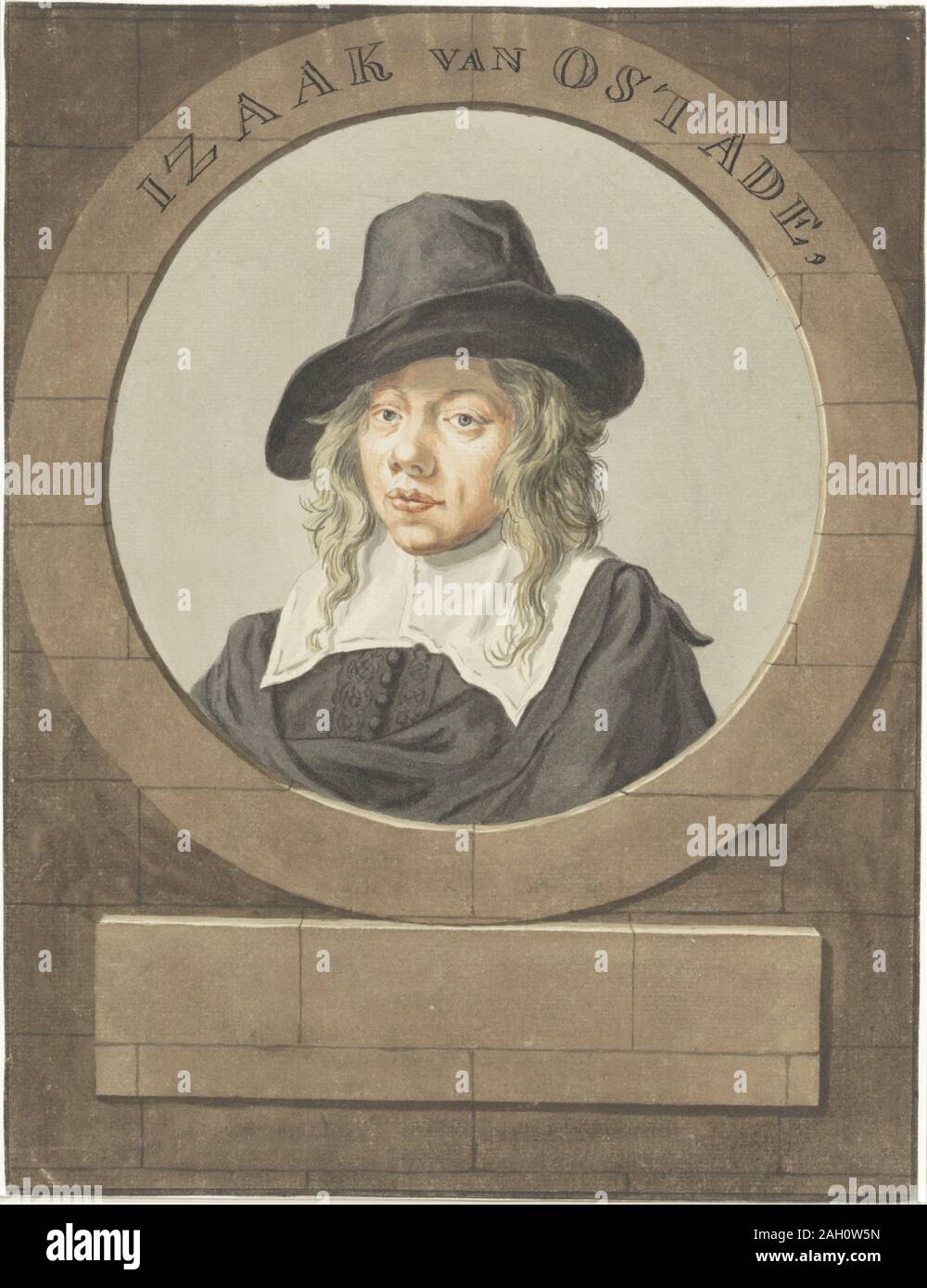 Retrato de Isaac van Ostade, Adriaen van Ostade, 1620 - 1685.jpg - 2AH0W5N Foto de stock