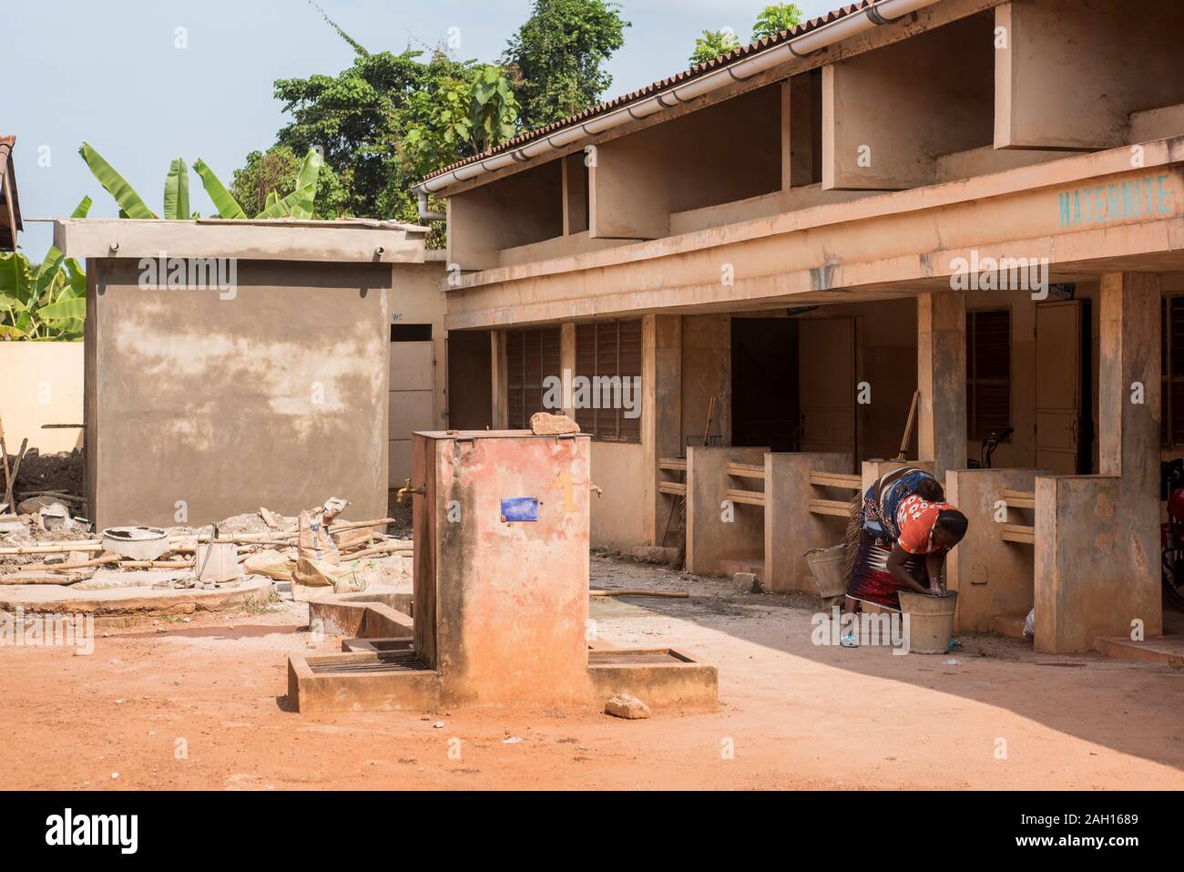 Benin, Ketou, clínica médica, cuidado de la salud en África Foto de stock