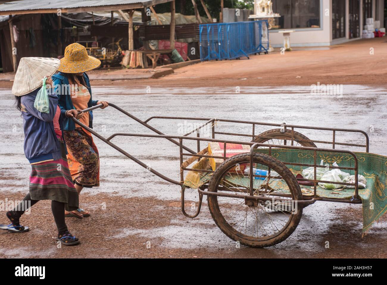 Laongam, Laos Foto de stock