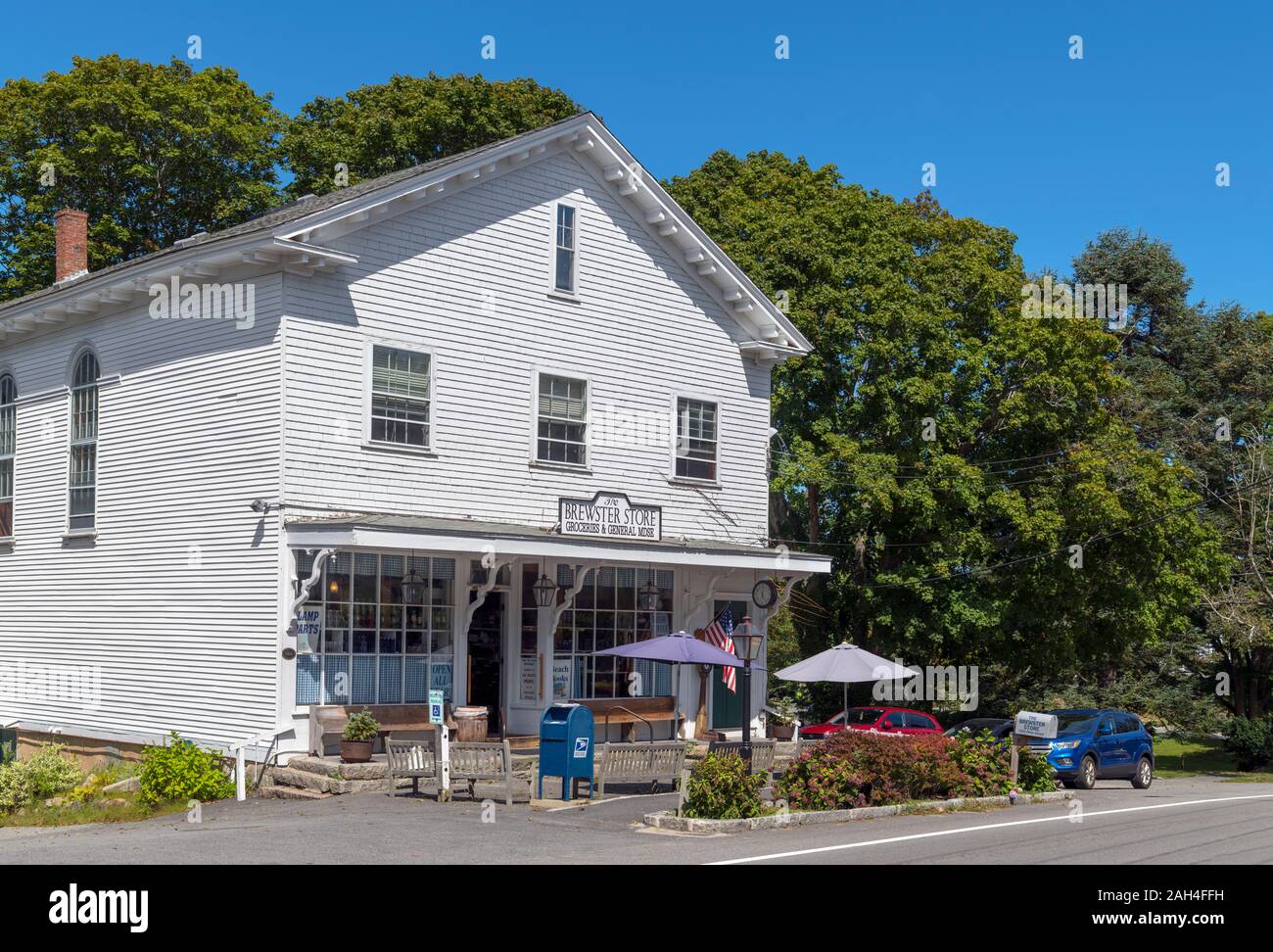 Brewster General Store, Brewster, en Cape Cod, Massachusetts, EE.UU. Foto de stock