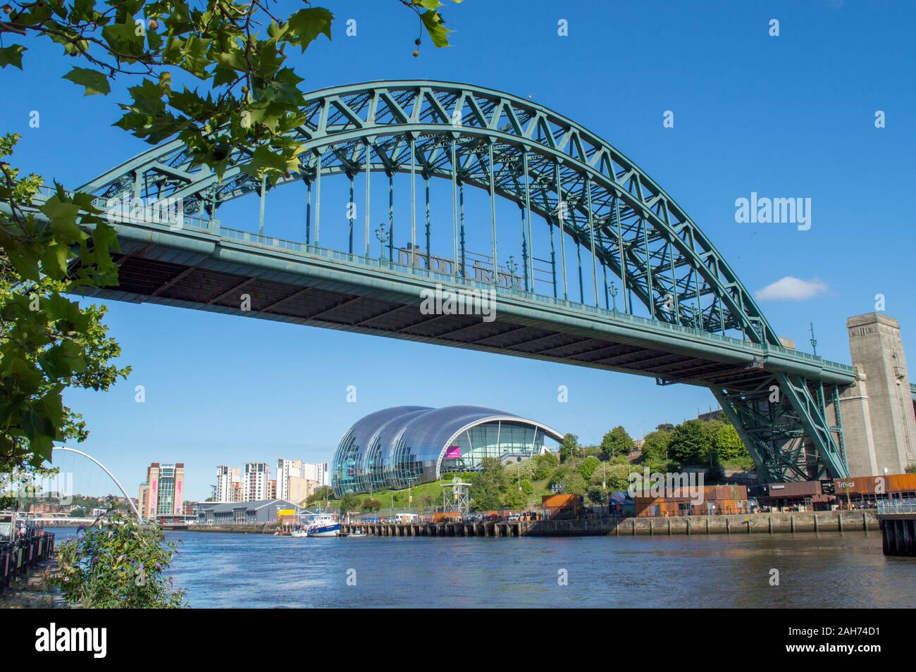 Puente Tyne en Newcastle, Reino Unido Foto de stock