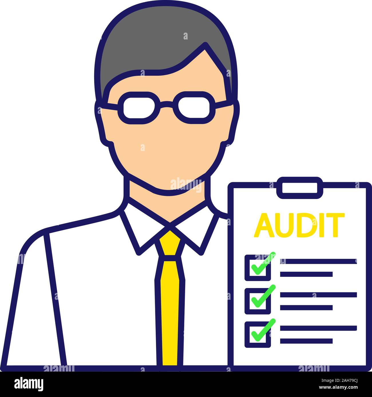 Auditor dibujo Imágenes vectoriales de stock Alamy