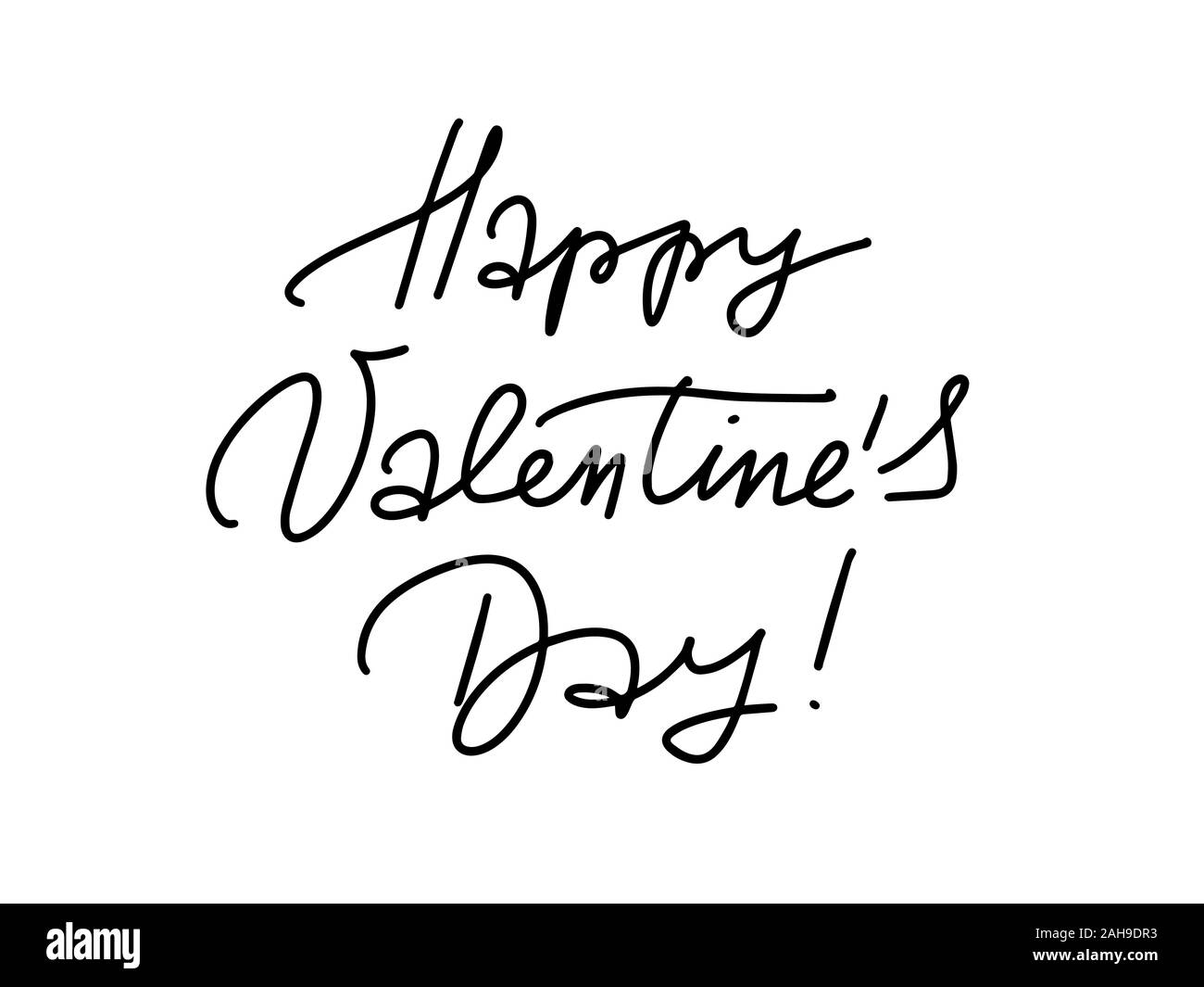 Feliz Día De San Valentín Tarjeta Imagen Vector De Stock Alamy 9087