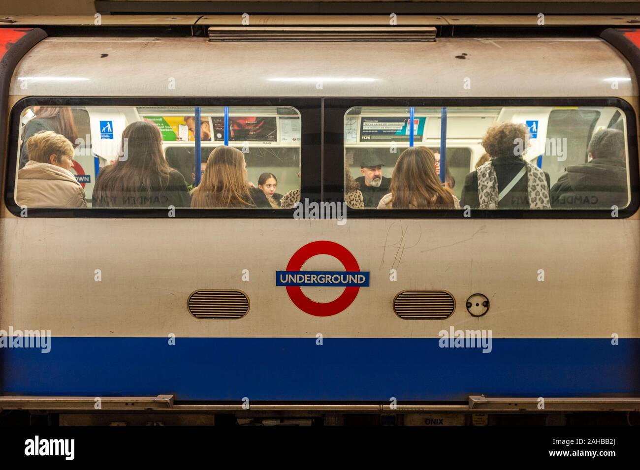 Metro de Londres, Londres, Reino Unido. Foto de stock
