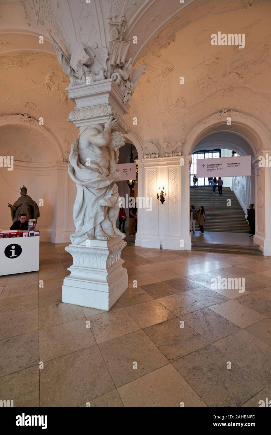 Museo Belvedere. Viena, Austria Foto de stock