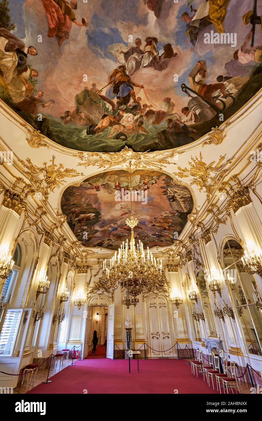 Palacio de Schonbrunn. Viena, Austria Foto de stock