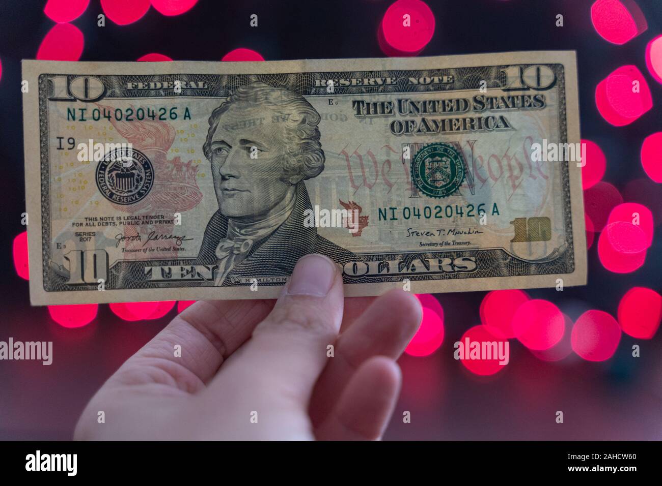 Ten Dollar Bill Fotos E Imagenes De Stock Alamy