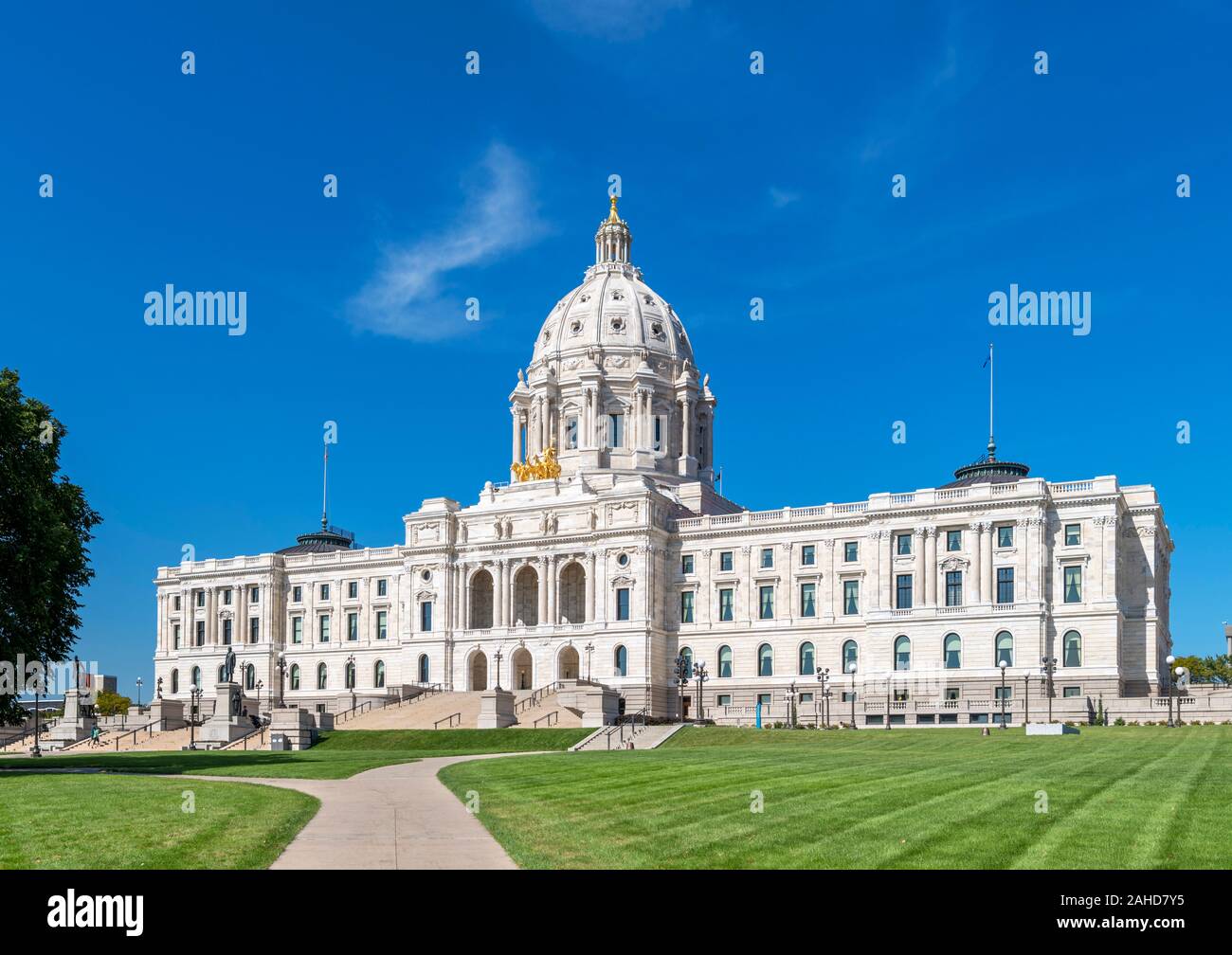 St Paul, MN. Del Capitolio del Estado de Minnesota, Saint Paul, Minnesota, EE.UU. Foto de stock