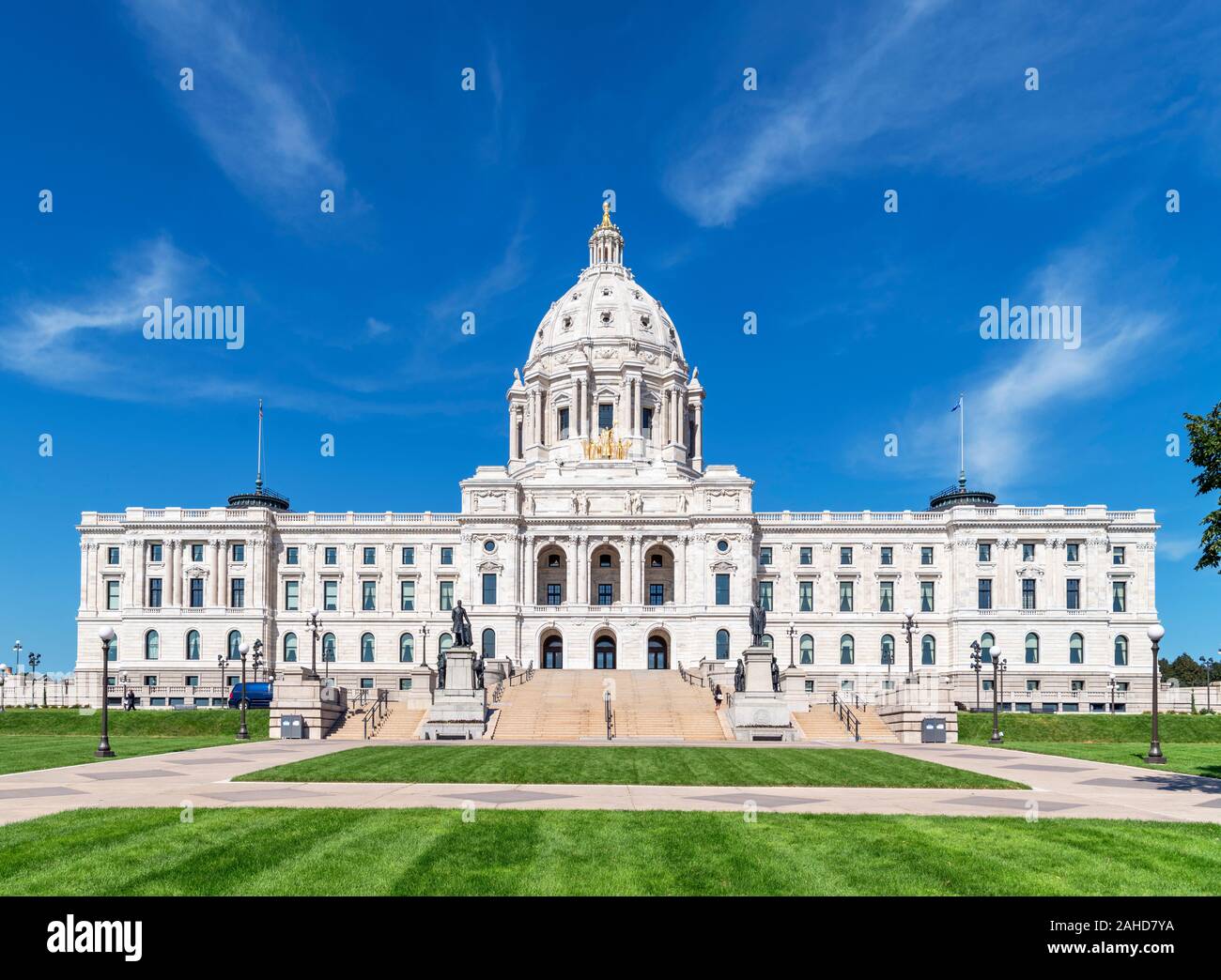 St Paul, MN. Del Capitolio del Estado de Minnesota, Saint Paul, Minnesota, EE.UU. Foto de stock