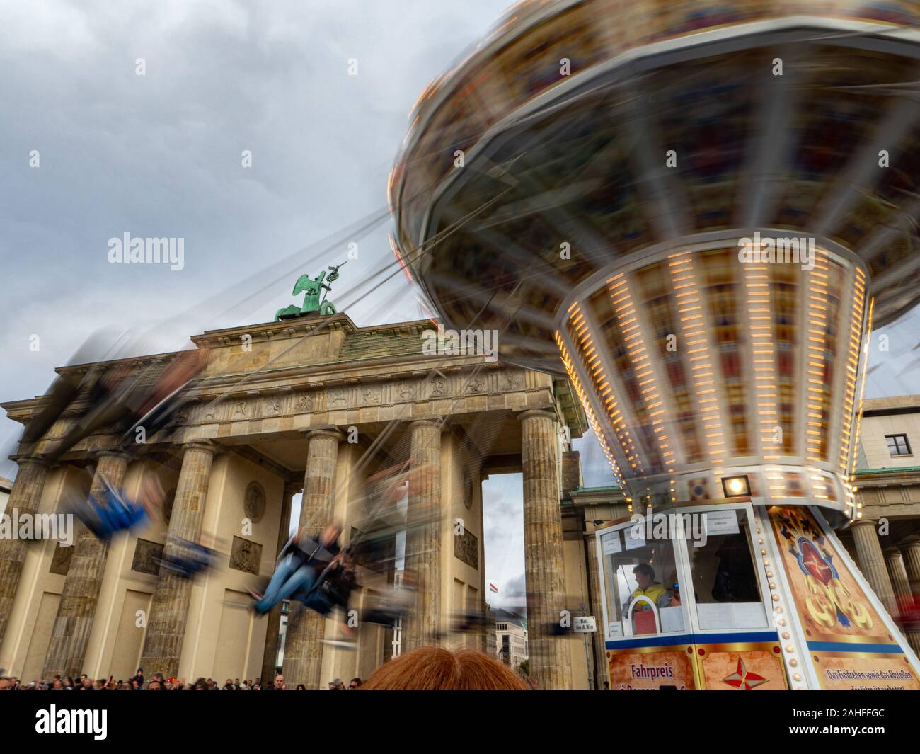 Motion blurb -Berlin 2019 Foto de stock
