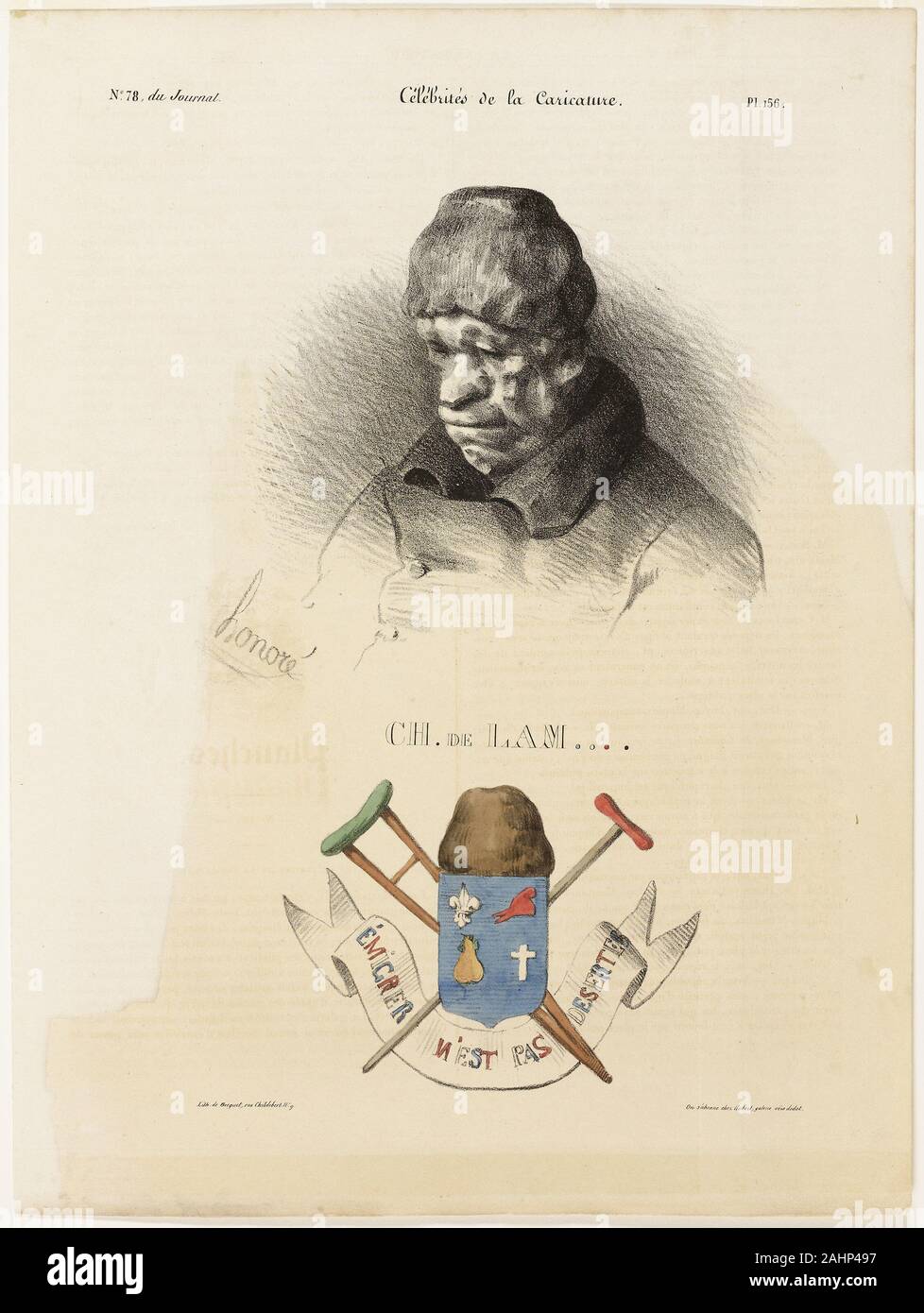Daumier Honoré Victorin Ch De Lam La Placa 156 De