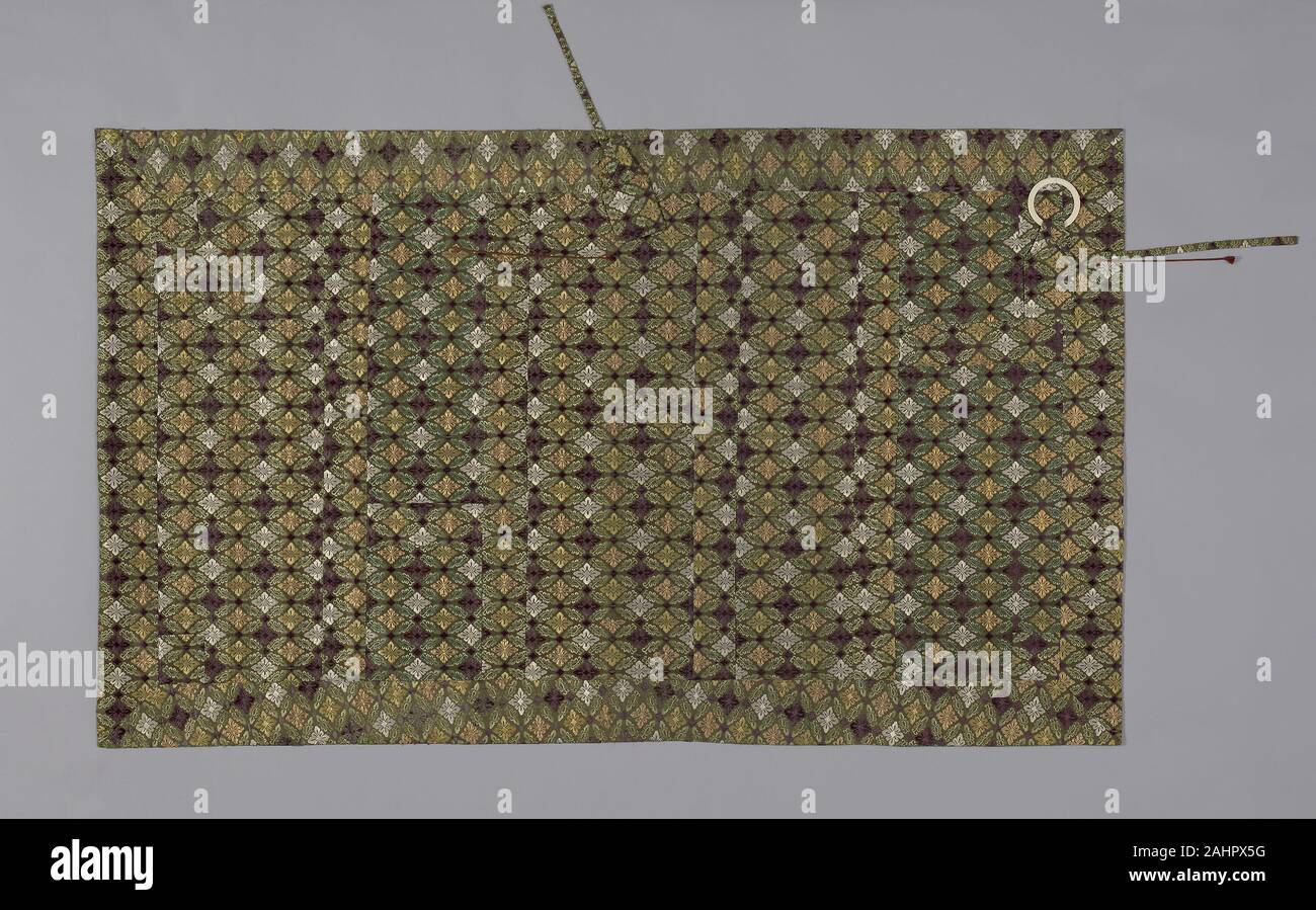 Kesa 1750 1800 El Japon Seda Ligamento Tafetan Bordados Con Seda Y Papel Dorado Strip Envuelto
