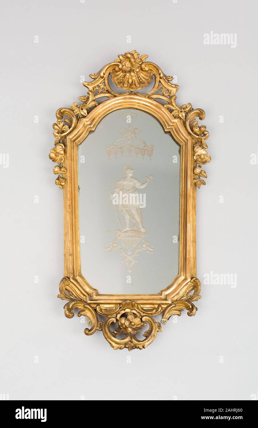 Antiguo espejo madera francés finales XIX · Ancien miroir bois