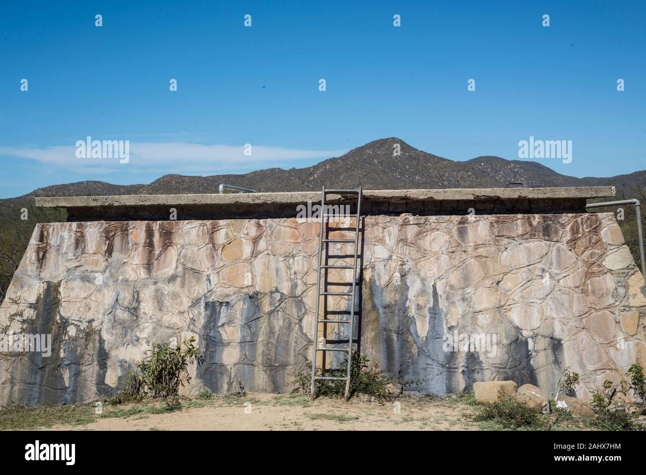 El triunfo de Baja California, México. Ciudad Minera Foto de stock