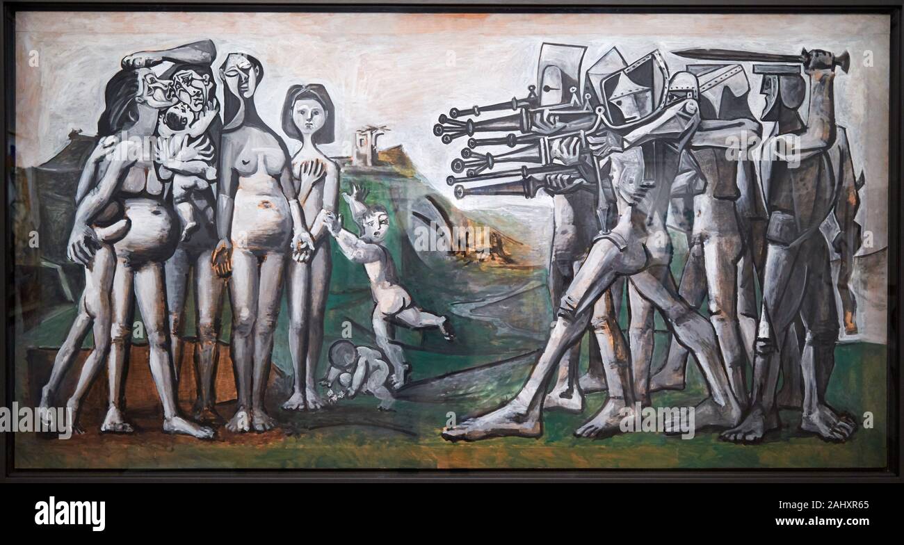 '''Massacre en Corée'' de 1951, Pablo Picasso, 1881-1973, Musée de l'Armée, París, Francia Foto de stock