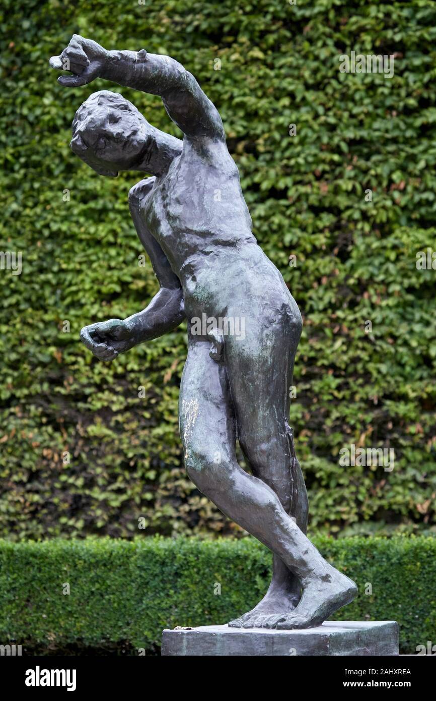 '''El espíritu de eterno descanso'' de 1899, escultura de Auguste Rodin (1840-1917), Musée Rodin, París, Francia Foto de stock