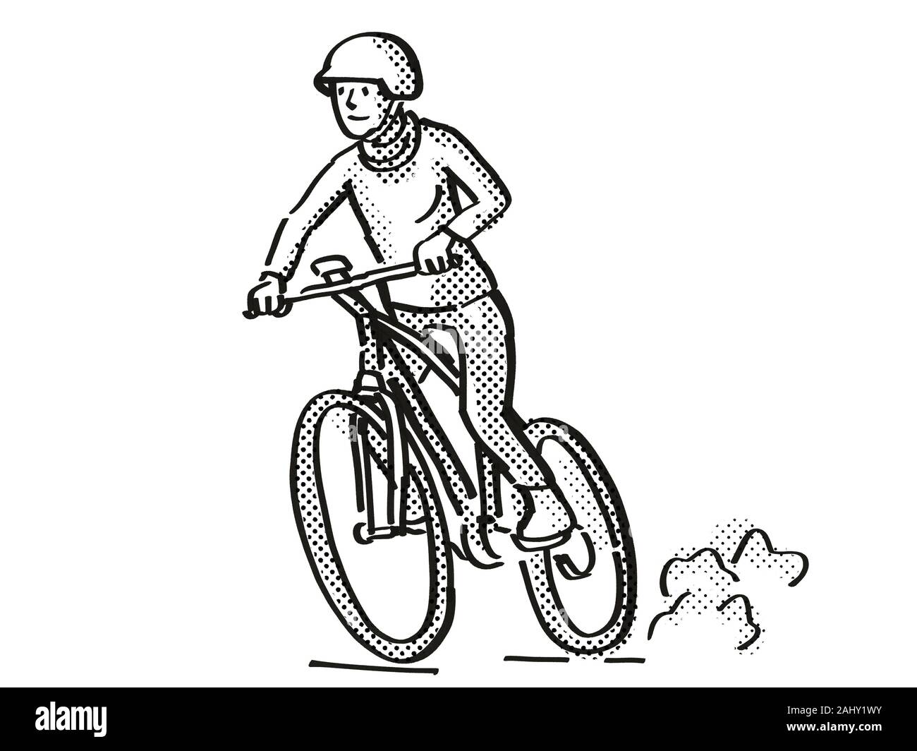 Andar en bicicleta dibujo fotografías e imágenes de alta resolución - Alamy