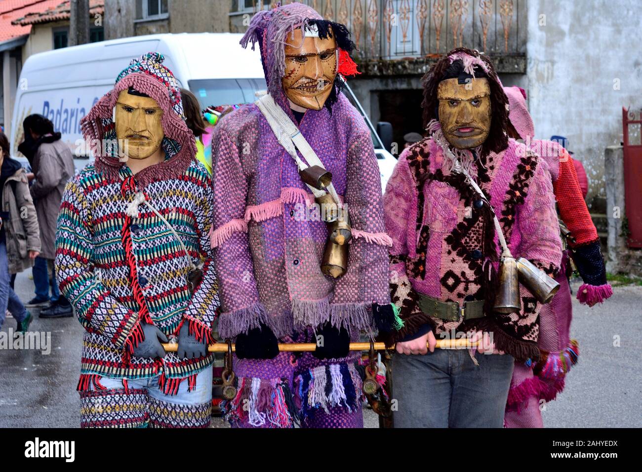 Careto. Invierno y máscara tradicional de Vila Boa de Ousilhao, Vinhais,  Portugal Fotografía de stock - Alamy