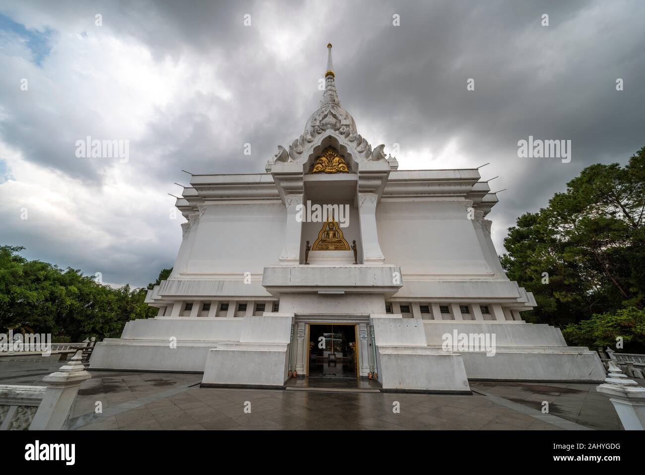 Templo de Khao Kho, Phetchabun, Tailandia Foto de stock
