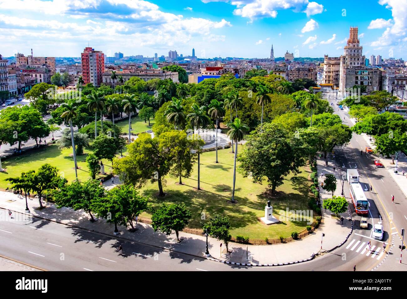 Syline de La Habana, República de Cuba, el Caribe, América Central. Foto de stock