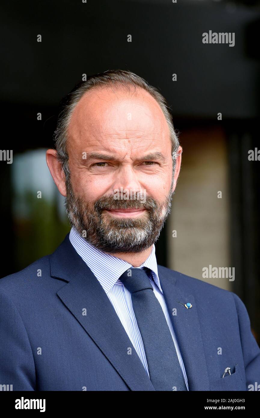 El Primer Ministro francés Edouard Philippe el 24 de junio de 2019 Foto de stock