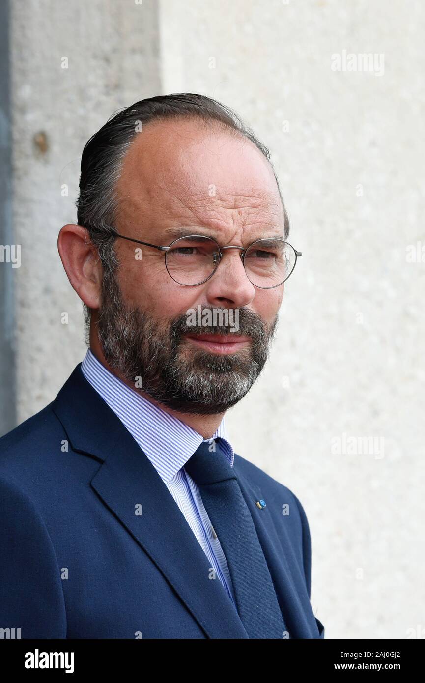 El Primer Ministro francés Edouard Philippe el 24 de junio de 2019 Foto de stock