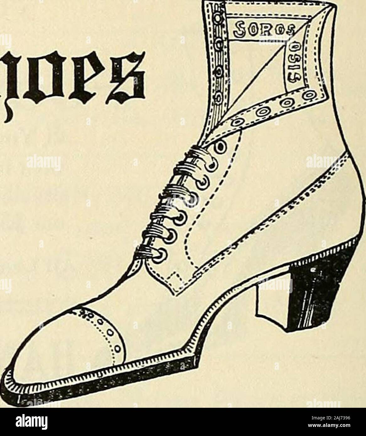Tipyn o'bob, 1906-1907 . mam &m% C Sorosis formas están originaland son el  estándar aceptado de que la mayoría de zapatos aremodeled.. A Importadores  de calcetería coste. Tiendas, 1312-1314 Chestnut Street Bailey,