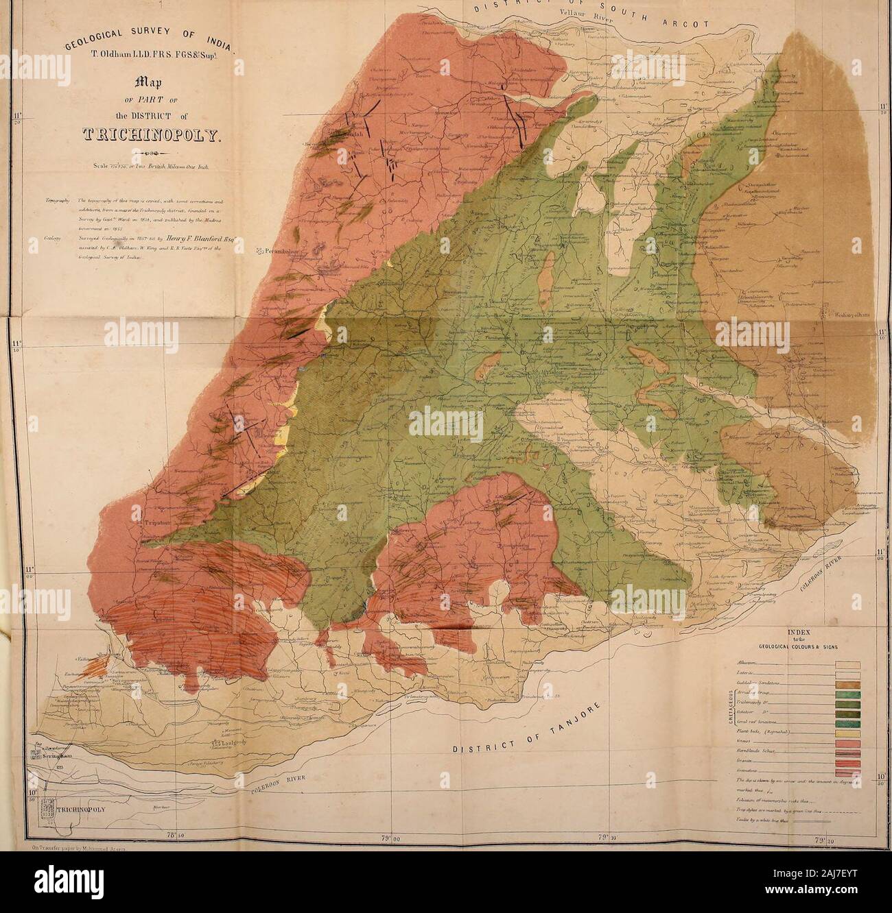 Memorias de la Geological Survey de la India . A HieCOLORS NDEX & Signs I S T R I C^ 0 rovr anoL -ffie^ curuncwb viz, daT-e,e^ vs rucks i/IUE Geological Survey o i Vol: IV. R I C A T de ,00CNL ENCUESTA DE ,^T.Oldluunl.l.U.FUS. FCSKS. De parte del distrito de "9"? Cale- T5SF3o7"Vno ft-III/ Miks^Om l"d.. Foto de stock