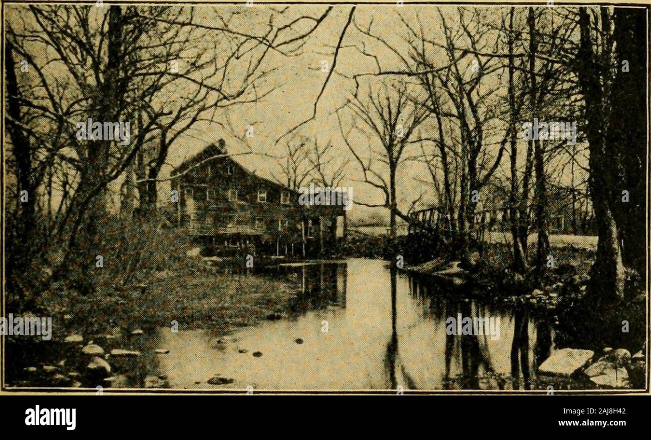 Nueva Jersey como una colonia y como Estado : uno de los trece originales .  -^^^^?Yo la vieja casa DOREMUS EN BLOOMFIELD. Un antiguo molino en Saddle  River. J ONY Y COMO
