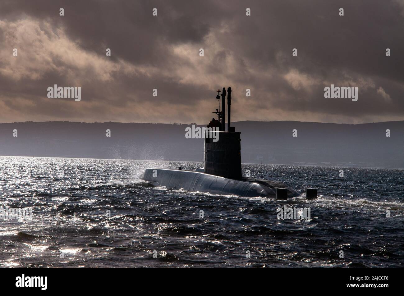 Surgió el submarino noruego KNM Ula Foto de stock