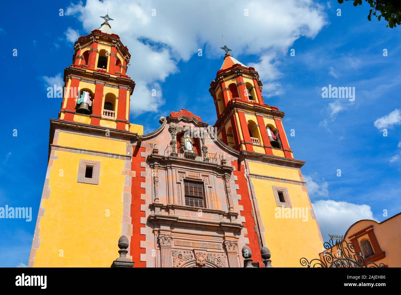 Iglesia de la Congregación de Nuestra Señora de Guadalupe - Queretaro, México Foto de stock