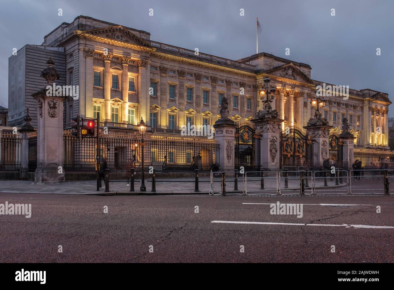 El Palacio de Buckingham, Londres, Inglaterra Foto de stock