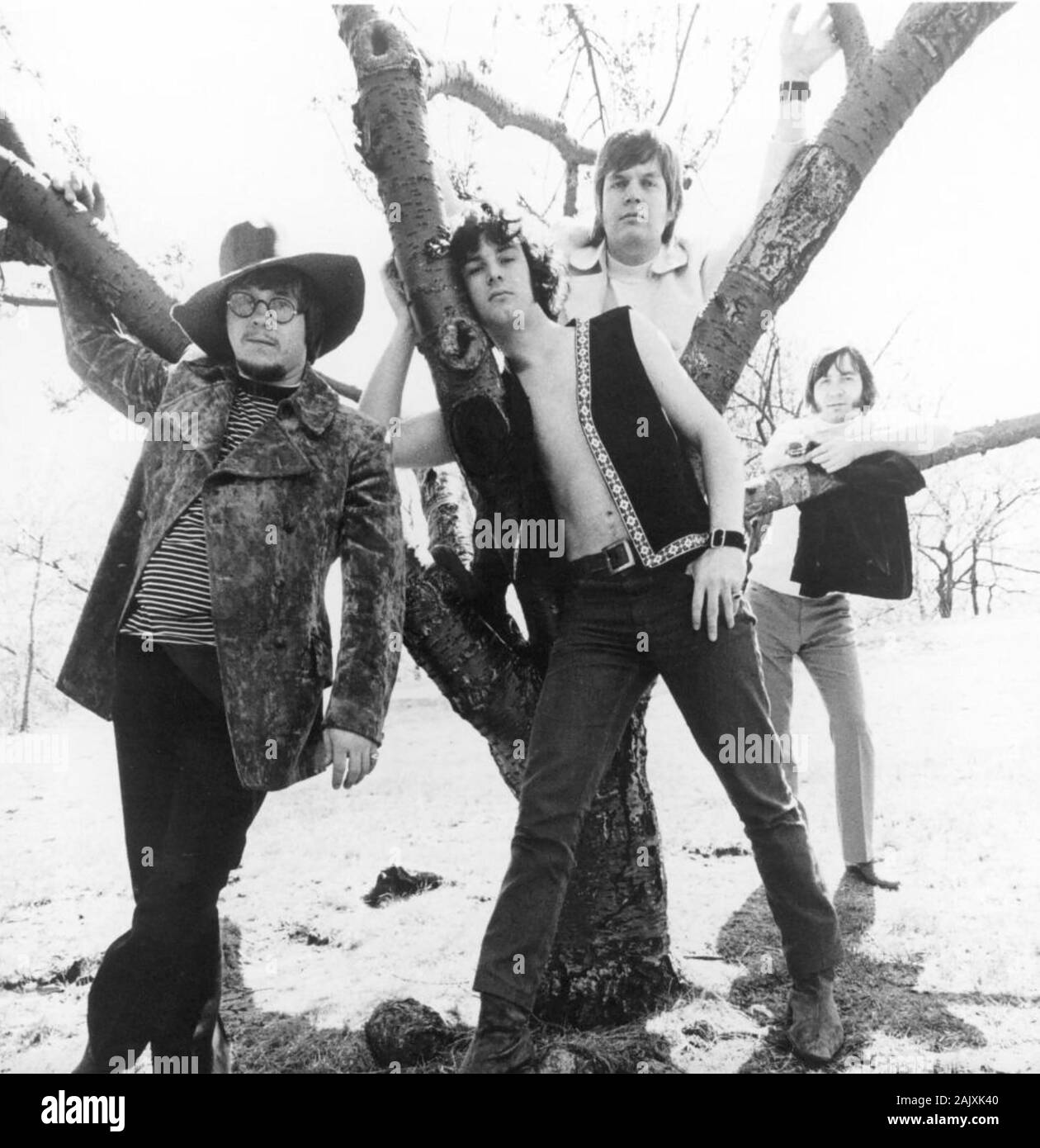 Supongo que la foto promocional del grupo americano sobre 1968 Foto de stock
