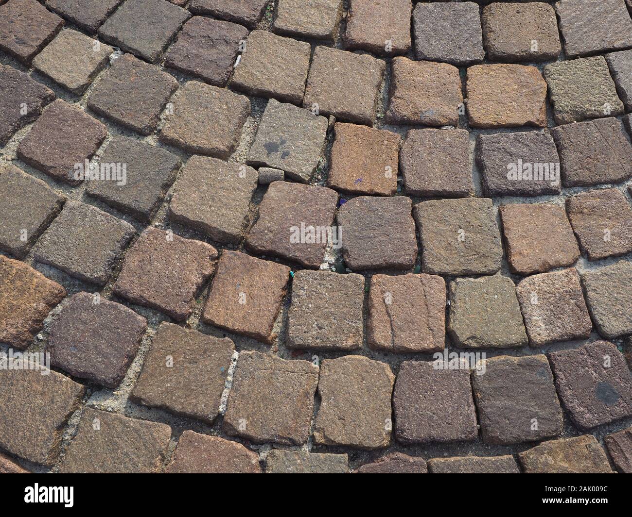 Piso de piedra de pórfido rojo textura como fondo útil Fotografía de
